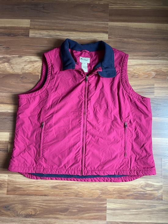 L.L. Bean Jackets & Blazers - L.L. Bean Women’s 3X Pink Fleece-Lined Zip Vest Outdoor Casual Plus Size